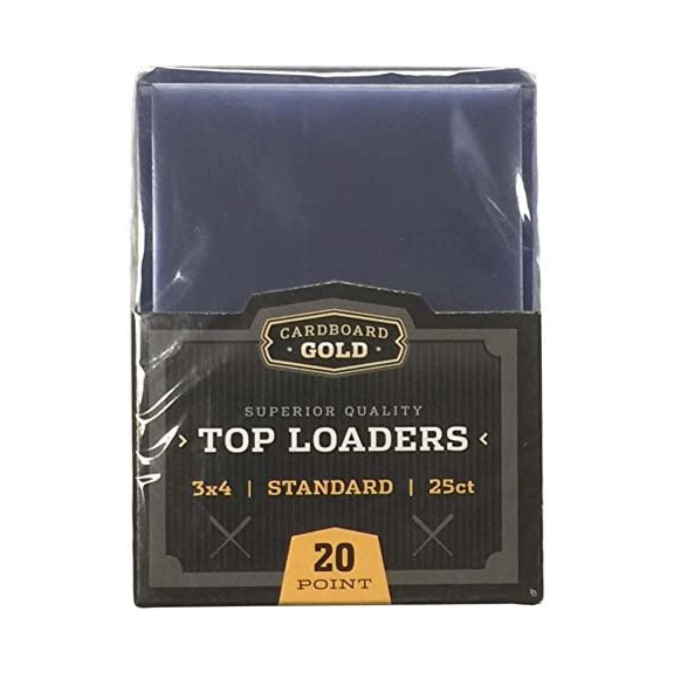 Cardboard Gold 3x4 Top Loaders 25ct