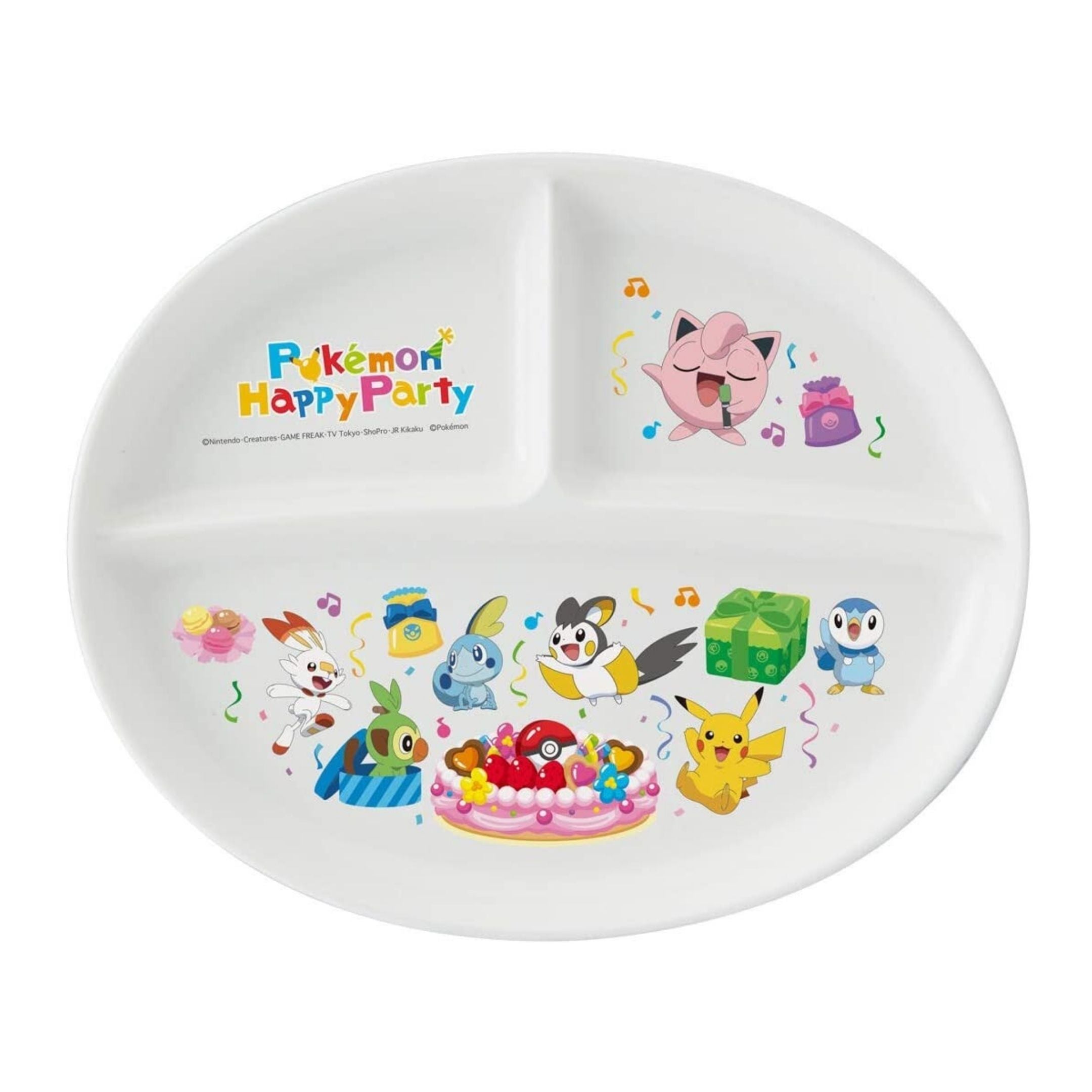 Pokémon Happy Party Divided Plate